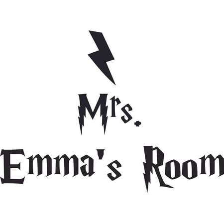 Harry Potter Scar Hogwarts Gryffindor Customized Wall Decal