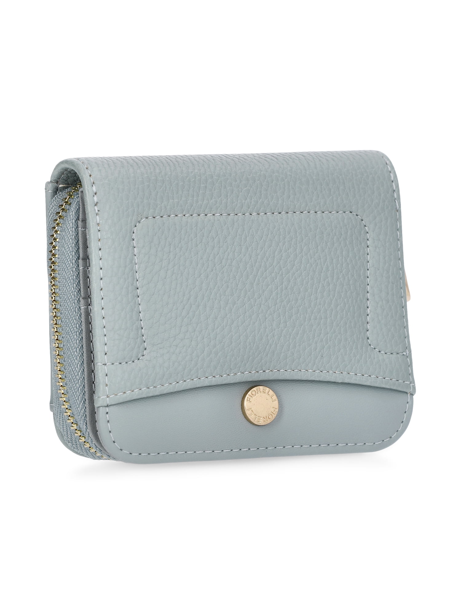 Fiorelli Women's Faux Leather Elizabeth Zip Around Wallet, Blue