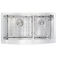 thumbnail image 5 of ANZZI  Elysian 36" Farmhouse Double Bowl Kitchen Sink with Chrome Locke Faucet, 5 of 5