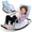Blue, variant on Special Supplies Sensory Rocking Chair for Kids – Calming Kids Rocker for Balance & Stability – Comfortable Floor Chair for Playroom, Bedroom, Nursery (Blue)