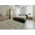 thumbnail image 4 of Ahgly Company Indoor Round Patterned Dark Gold Brown Area Rugs, 6' Round, 4 of 6