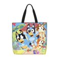thumbnail image 1 of Rocae Bluey for Features A Uniquely Designed,Large-capacity,Reusable Shoulder Zip Tote Shopping Bag for Vacations and Shopping, 1 of 7