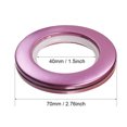thumbnail image 4 of Uxcell 1.5 Inch Inner Dia Curtain Grommets Plastic Purple 6 Pack, 4 of 5