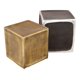 thumbnail image 2 of Mesa Lateral Kessa Muebles Brics Negro/Dorado Aluminio 46 x 52 x 46 cm Set de 2 Piezas, 2 of 5