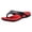 Red, variant on Men's Flip Flops Massage Slippers Arch Support Footbed Orthopedic Thong Sandals Water Beach Slip on Slides Shoes Red Size 9
