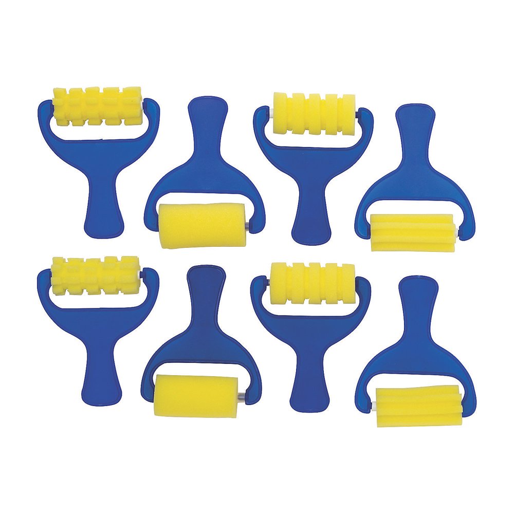 Paint Textures Wide Rollers Set Basic Supplies 12 Pieces Walmart