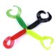 thumbnail image 2 of Yuarrent 20 unids/bolsa doble cola Larva pesca señuelo Arrificial Grub plástico pez cebo gusano falso accesorios de pesca al aire libre Type9 NO9 Yuarrent DJ1016-02, 2 of 6