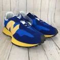 thumbnail image 2 of New Balance 327 Running Shoes Sneakers Marine Blue Yellow Mens Choose Size, 2 of 6
