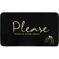 Please Remove Your Shoes Doormat Funny Welcome Mats Outdoor Front Door Non-Slip Rubber Mat for Home Funny Doormat Indoor Entryway Durable Rug 30" x 17"