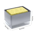 thumbnail image 3 of Gnmfd Kitchen Soap Dispenser with Dishwashing Brush Automatic Liquid Dispenser Sponge Holder Organizer for Countertop Cleaning Detergent Storage Kitchen Bathroom Essentials Home Organization, 3 of 9