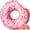 Donut Pink, variant on Bnuitland Cookies Funny Blanket, 300 GSM Double Sided Giant Realistic Food Blanket with a Storage Bag, Novelty Gift for Adults and Kids, Super Soft Flannel