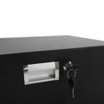 thumbnail image 6 of [US-W]19" 4U Steel Plate DJ Drawer Equipment Cabinet with Keys Black, 6 of 13