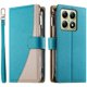 thumbnail image 3 of Funda cartera GANGXUN para Xiaomi 14T 5G , cuero PU con tarjetero, cremallera, correa de mano, soporte y protección 498°, 3 of 6