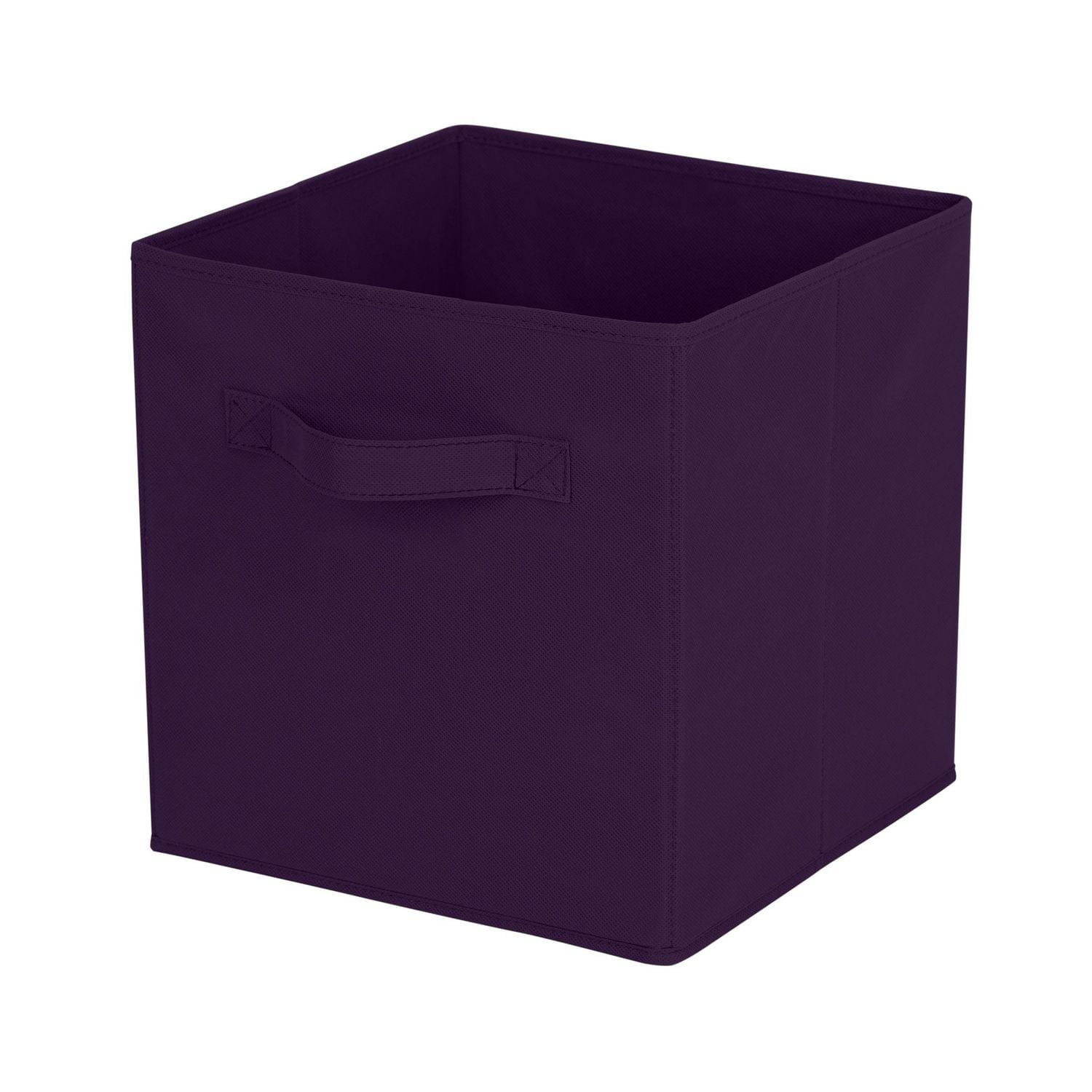 Mainstays Storage Cube Basket Box, Foldable, Home Organization, Main Materials Are Non Worn Fabric and Paper Card, Perfect for Nursery, Playroom Etc.