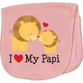 thumbnail image 2 of Inktastic I Love My Papi Childs Baby Burp Cloth, 2 of 3