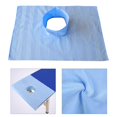 thumbnail image 2 of Housse de Table de Massage avec Trou pour Visage de Spa pour Salon de Beauté Tables de Massage Bleues, 2 of 9