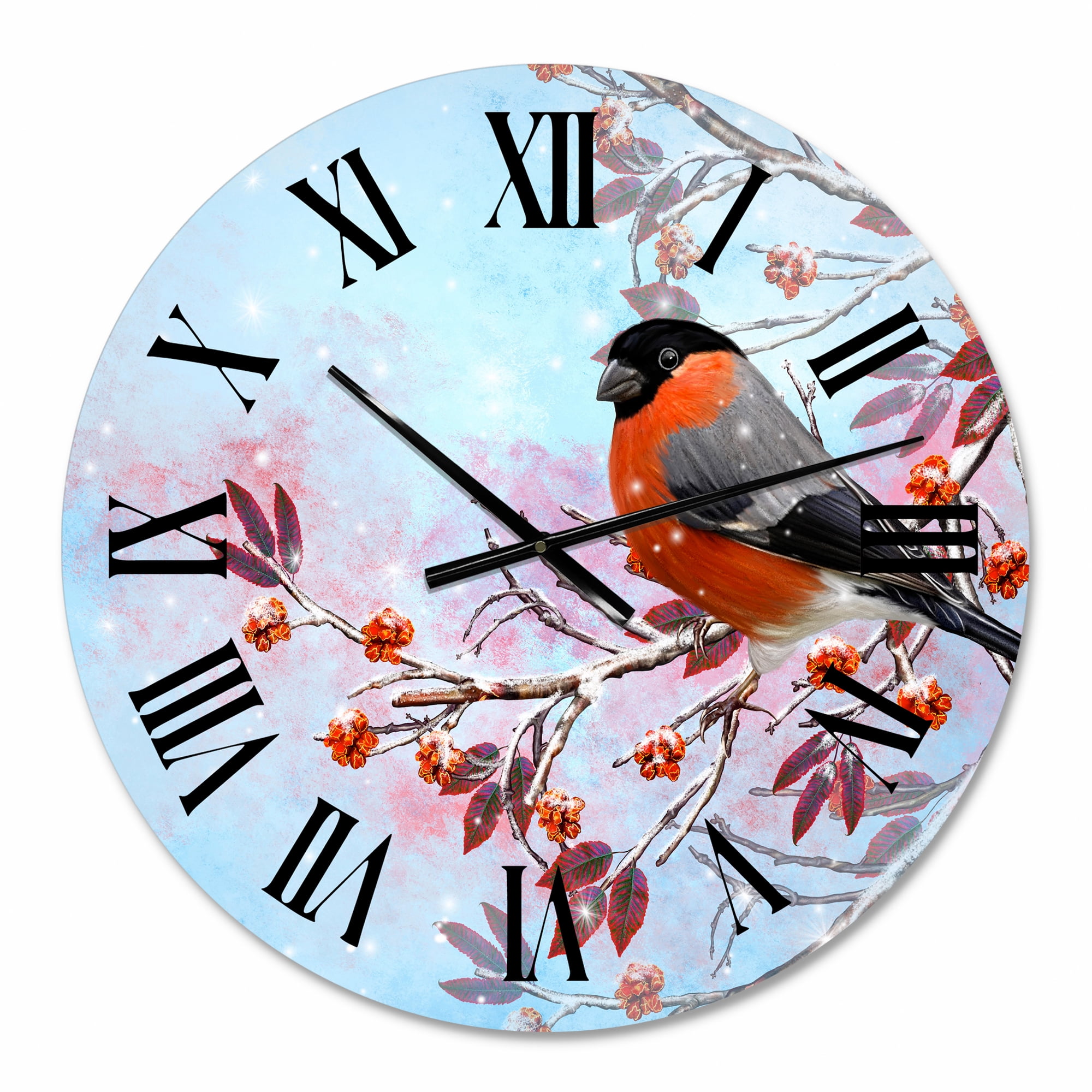 Designart 1 in Quartz Traditional Wall Clock