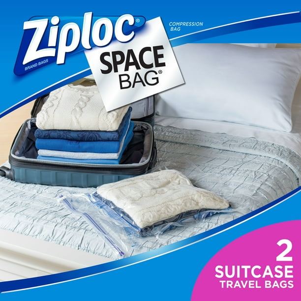 Ziploc Space Bag Travel Storage Bag - Walmart.com - Walmart.com