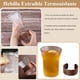 thumbnail image 4 of Vaso de Café, Vidrio Rayado Vertical Taza, Vaso Anti-escaldaduras para el Hogar con Almohadilla Aislante Extraíble, Adecuado para Café, Vaso de Cola, Opciones de Regalo Creativas, 4 of 4