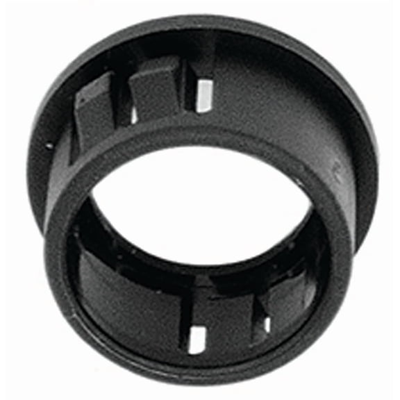 Jandorf 61435 Conduit Bushing, Nylon, Black, 1/2 in Dia Panel Hole, 0.406 in Thick Panel