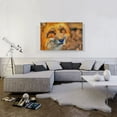 thumbnail image 2 of ARTCANVAS Fox' Face Painting Home decor Canvas Art Print - Size: 40" x 26" (0.75" Deep), 2 of 9