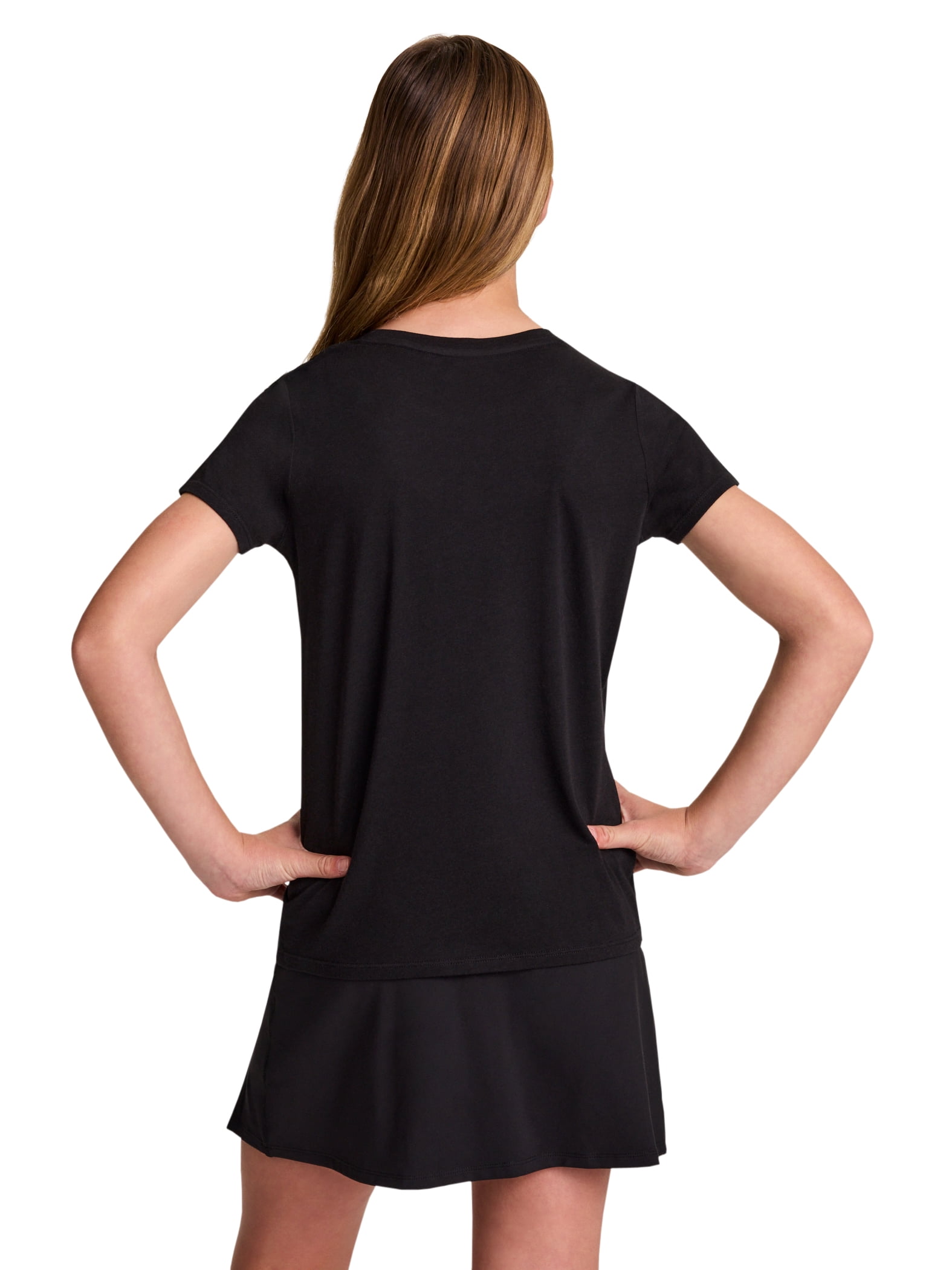 Reebok Girl's Distinction 2-Pack Short Sleeve Performance T-Shirt, Sizes 4-18