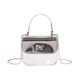 thumbnail image 2 of Bolso Bolso de mano para mujer, con brillo de metal, sólido, brillante, para mujer, bandolera (plateado) Tmvgtek Para Estrenar, 2 of 9