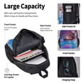 thumbnail image 4 of KLL Capybara Bathtub Fun for Backpack With Lunch Box,Casual Laptop Backpack Lunch Bag/Pencil Bag/Backpack Bookbag for Boys and Girls Backpack Set(3PCS), 4 of 7