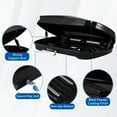 thumbnail image 3 of Danolapsi Heavy Duty Hard Shell Roof Top Cargo Carrier - 55(L) x31(W) x12(H) Waterproof Lockable Storage Box Capacity 165 Lbs 12.4 Cu Ft - Tool-Free Install- Fits SUV, Truck, Van, 3 of 8