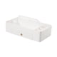 thumbnail image 5 of Caja de almacenamiento portátil, organizador multifuncional, contenedor de escritorio para baño, dormitorio y ducha. Blanco, 5 of 9