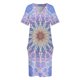 thumbnail image 4 of Vestido holgado con bolsillos y estrellas azules de mandala espacial n.º 3 para yoga, estilo psicodélico, para verano, para mujer., 4 of 7