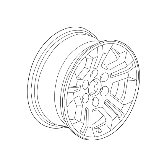 Genuine GM Wheel, Alloy 20937771