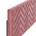 thumbnail image 5 of Modway Mercy Chevron Tufted Performance Velvet King/California King Headboard in Dusty Rose, 5 of 9