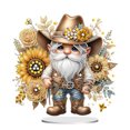 thumbnail image 1 of (LL180) Adorno Girasol (Diamante Brillante Una Cara + Diamante Forma Especial), 1 of 9