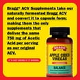 thumbnail image 4 of Bragg Apple Cider Vinegar Balance Supplement, 1877mg ACV Blend with 750mg Acetic Acid, 90 count, 4 of 9
