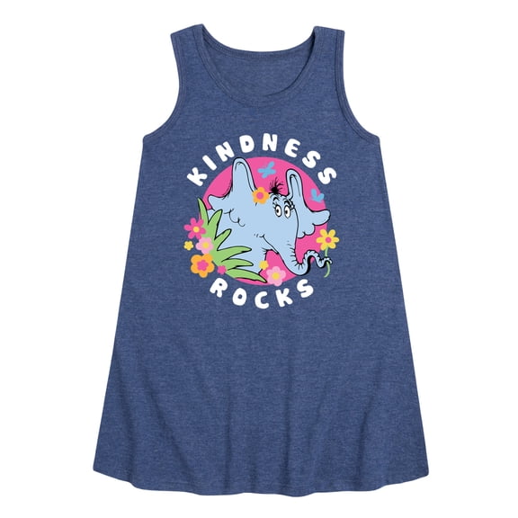 Horton Hears A Who - Kindness Rocks - Toddler & Youth Girls A-line Dress