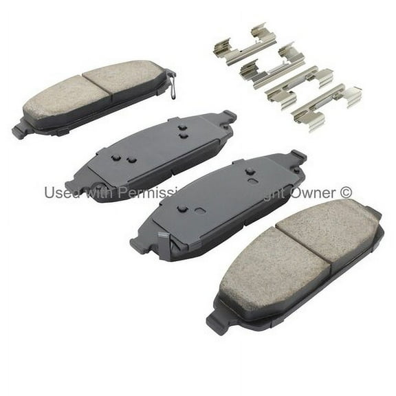 Mpa Electrical 1002-1080M Quality Built Work Force Heavy Duty Brake Pads W/