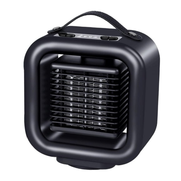 Ventidor de calefacción portátil eléctrico con 3 calentadores de cerámica pequeños ajustables de protección y el sobrecalentamiento Negro Sunnimix ventilador calefactor portátil
