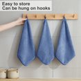 thumbnail image 3 of Jessy Home 12 Pack Navy Washcloths for Bathroom 13x13 Inch Ultra Soft Hand Face Towels, 3 of 7