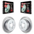 thumbnail image 1 of Genius Rear Coated Disc Brake Rotors Pair for Car Subaru Outback Legacy KG-100557, 1 of 9
