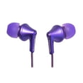 thumbnail image 5 of Panasonic ErgoFit Earbud Headphones with Microphone and Neodymium Drivers, RP-TCM125 (Metallic Purple), RP-TCM125-VA, 5 of 5