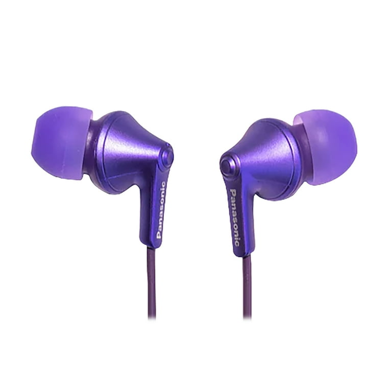 Panasonic ErgoFit Earbud Headphones with Microphone and Neodymium