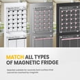 thumbnail image 6 of Clear Acrylic Magnetic Fridge Calendar - Sleek Dry Erase Board & Chore Chart for Fridge, 2 in1 Monthly Calendar Perfect Family Organizer, Includes 5 High-Contrast Markers, 6 of 7