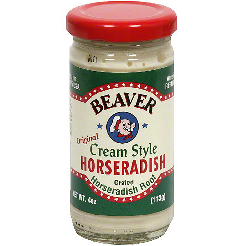 Beaver Brand Hot Cream Horseradish, 4 oz (Pack of 12) by Generic