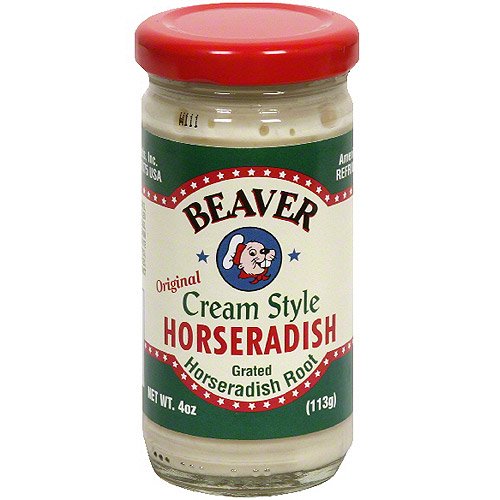 Beaver Brand Hot Cream Horseradish, 4 oz (Pack of 12)