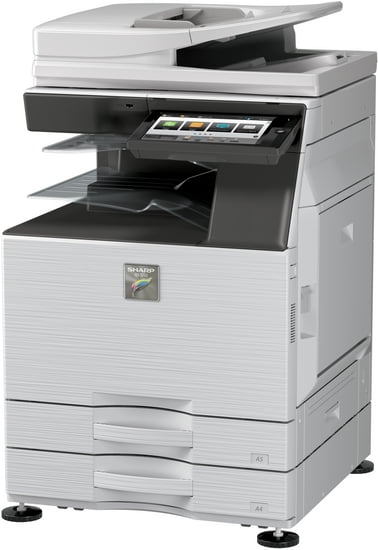 Sharp MX-4050N Color Laser Multifunction Copier Printer Scanner – 40ppm, A3/A4, Copy, Print, Scan, Duplex, Network, Wireless, Touchscreen