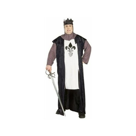 Adult Plus Size Renaissance Warrior King Costume