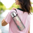 thumbnail image 6 of 20 Oz Pioneer Flower Coffee Tumbler Double Wall Insulated Stainless Steel Water Bottle | Metal Reusable Thermoses Flask with Cup Cap | Leak & Sweat Proof with Anti-Dust Lid, 6 of 7