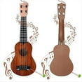 thumbnail image 4 of Ukelele para NiñOs de 17 Pulgadas, Guitarra de 4 Cuerdas, Miniguitarra, Instrumentos Musicales para NiñOs, Juguetes con PúAs para NiñOs PequeñOs, NiñOs y NiñAs, B, 4 of 5