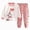 H164-Pink, variant on TOWED22 Toddler Boys Girls Pajama Set 2-Piece Long Sleeve Tee and Pants Kids Fall Clothes Sleepwear Pj Set 6-12 Months 12-24 Months 2t 3t 4t 5t 6t 7t 8t 9t Children,Blue,3-6 M
